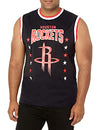 Picture of Ultra Game NBA Houston Rockets Mens Jersey Sleeveless Muscle T-Shirt, Black, Large