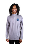 Picture of Ultra Game NBA Men's Quarter Zip Long Sleeve Pullover T-Shirt