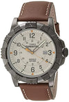Picture of Timex Men's T49990 Expedition Rugged Metal Brown/Natural Leather Strap Watch
