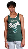 Picture of Ultra Game NBA Milwaukee Bucks Mens Jersey Tank Top Mesh Sleeveless Muscle T-Shirt, Team Color, Large