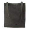 Picture of Piel Leather Open Market Bag, Chocolate, One Size