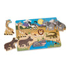 Picture of Melissa and Doug Safari Wooden Peg Puzzle (7 pcs)