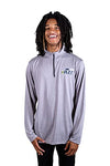Picture of Ultra Game NBA Men's Quarter Zip Long Sleeve Pullover T-Shirt