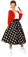 Picture of Rubie's womens Fabulous 50's Polka Dot Sock Hop Girl Adult Sized Costumes, As Shown, Standard US