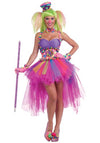 Picture of Forum Novelties womens Circus Sweeties Tutu Lulu the Clown Costume Party Supplies, Pink, Standard US