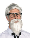 Picture of Forum Novelties mens Forum Southern Colonel and Beard Costume Wig, White, One Size US