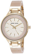 Picture of Anne Klein Women's AK/1408CRCR Premium Crystal Accented Cream Bangle Watch