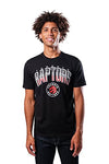 Picture of Ultra Game -NBA Toronto Raptors Mens Arched Plexi Short Sleeve Tee Shirt, Black, Small