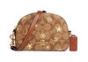 Picture of COACH Womens Mini Serena Crossbody Bag (IM/Khaki/Gold Multi With Snowflake Print)