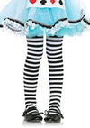 Picture of Leg Avenue girls Children's Striped Tights Hosiery, Blk/White, Large US