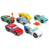 Picture of Le Toy Van Motors, Planes and Garages, Montecarlo Sports Cars Premium Wooden Toys for Kids Ages 3 Years and Up