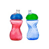 Picture of Nuby 2-Pack No-Spill Super Spout Easy Grip Cup, 10 Ounce, 6 Months +, Red and Blue