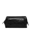 Picture of Fossil Leather Travel Toiletry Bag Shave Dopp Kit , Black (Model: MLG0724001)