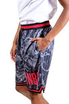 Picture of Ultra Game NBA Men’s Super-Soft Basketball Training Shorts, Black, Small