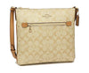 Picture of Coach Women's Rowan File Bag (Signature Canvas - Light Khaki - Saddle)