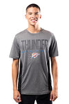 Picture of Ultra Game NBA Oklahoma City Thunder Mens Active Tee Shirt, Charcoal Heather, XX-Large