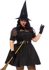 Picture of Leg Avenue Women's Plus Size Bewitching Witch, Black, 1X-2X