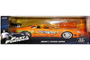 Picture of Jada Toys Fast and Furious 1:24 Brian's Toyota Supra Die-cast Car, toys for kids and adults, Orange (97168)