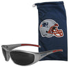 Picture of Siskiyou Sports NFL New England Patriots Adult Sunglass and Bag Set, Blue (2FSG120EB)