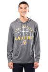 Picture of Ultra Game NBA Los Angeles Lakers Mens Super Soft Lightweight Pullover Hoodie, Heather Charcoal , X-Large