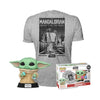 Picture of Funko Pop! and Tee: The Mandalorian - Grogu with Cookies - S