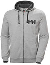 Picture of Helly Hansen Men's Standard HH Logo Full Zip Hoodie, 949 Grey Melange, Medium