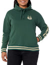 Picture of Ultra Game NBA Milwaukee Bucks Womens Quarter Zip Fleece Pullover Sweatshirt with Zipper, Team Color, Small