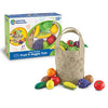 Picture of Learning Resources Fresh Picked Fruit And Veggie Tote - 17 Pieces, Ages 18mos+ Pretend Play Toys, Fruits and Vegetables for Kids, Play Food for Toddlers, Preschool Toys