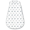 Picture of Amazing Baby Cotton Sleeping Sack, Wearable Blanket with 2-way Zipper, Sterling Tiny Elephants, Medium (6-12 mo)