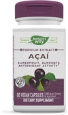 Picture of Nature's Way Premium Acai Extract Superfruit, Supports Antioxidant Activity*, 60 Vegan Capsules