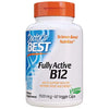 Picture of Doctor's Best Fully Active B12 1500 mcg, Non-GMO, Vegan, Gluten Free, Supports Healthy Memory, Mood and Circulation, 60 Count