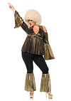 Picture of Leg Avenue Women's Costume, Black/Gold, 1X / 2X