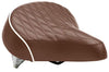 Picture of Schwinn Comfort Bike Seat, Quilted, Wide Saddle, Brown