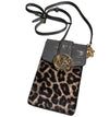 Picture of Michael Kors Carmen Small Logo Smartphone Crossbody Bag (Heather Gray Multi)