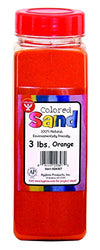 Picture of Hygloss Products, Inc HYX29307 Hygloss Products Play Assorted Colorful Craft Art Bucket O' Sand, 3 lb, Orange, 3-Pound