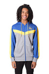 Picture of Ultra Game NBA Golden State Warriors Mens Soft Fleece Full Zip Jacket Hoodie, Team Color, Small