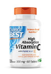 Picture of Doctor's Best 12-Hour Vitamin C 500mg with PureWay-C, Supports Immune System, Potent Antioxidant 60 Tablets