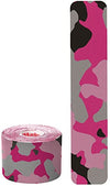 Picture of Mueller Sports Medicine Kinesiology Tape I-Strip Roll, Pink Camo, 2' x 9.75', 20 Count