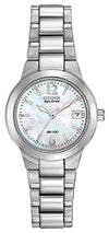 Picture of Citizen Women's Eco-Drive Dress Classic Watch in Stainless Steel, Mother of Pearl Dial (Model: EW1670-59D)