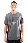 Picture of Ultra Game NBA Brooklyn Nets Mens Active Tee Shirt, Charcoal Heather, X-Large