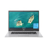 Picture of ASUS Chromebook CX1, 15.6' Full HD NanoEdge Display, Intel Celeron N3350 Processor, 64GB eMMC Storage, 8GB RAM, Chrome OS, Transparent Silver, CX1500CNA-AS84F