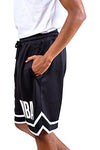 Picture of Ultra Game NBA Men's Performace Workout Basketball Training Shorts Black X-Large