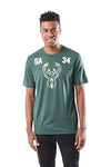 Picture of Ultra Game NBA Milwaukee Bucks - Giannis Antetokounmpo Mens Active Tee Shirt, Team Color, X-Large