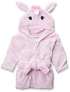 Picture of Hudson Baby Unisex Baby Plush Animal Face Bathrobe, Pink Unicorn, 0-9 Months