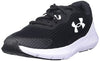 Picture of Under Armour Women's Surge 3 Running Shoe, Black (001)/White, 6