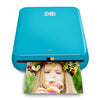 Picture of KODAK Step Color Instant Photo Printer with Bluetooth/NFC, Zink Technology and KODAK App for iOS and Android (Blue) Prints 2x3” Sticky-Back Photos.