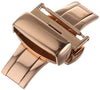 Picture of Hadley-Roma 18mm IP Rose Gold-Plated Push Button Deployant Clasp