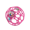 Picture of Bright Starts Oball Rattle Easy-Grasp Toy - Pink, Ages Newborn - 1 Count (Pack of 1)