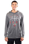 Picture of Ultra Game NBA Miami Heat Mens Super Soft Lightweight Pullover Hoodie, Heather Charcoal , Small