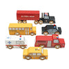 Picture of Le Toy Van New York Car Set Premium Wooden Toys for Kids Ages 3 Years and Up